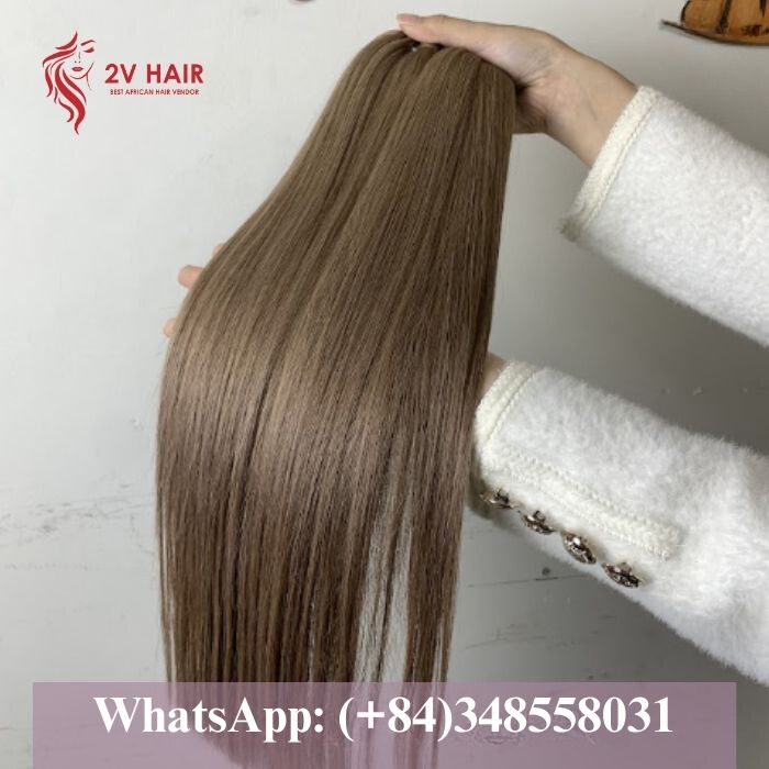 High quality Vietnamese Bone Straigh Colored Hair Weft 5