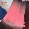 Ombre Color Bone Straight Hair Weft