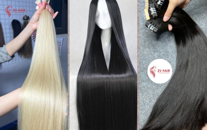 2V Hair Factory offers Vietnamese long hair with lengths up to 40 inches
