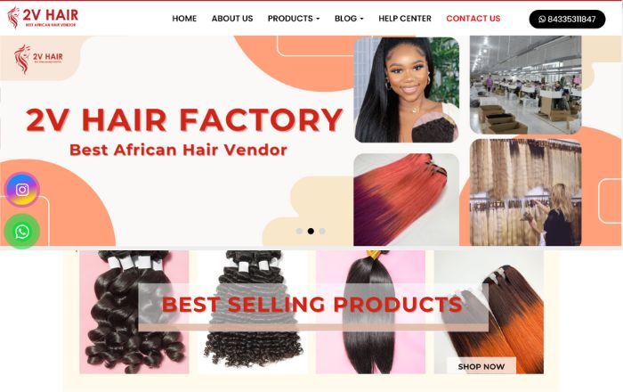 2V Hair Factory is famous for providing quality products and excellent service