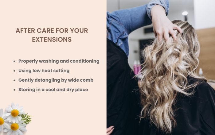 Some care tips for your hair extensions