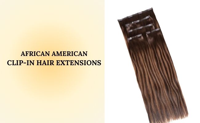 African American clip-in hair extensions