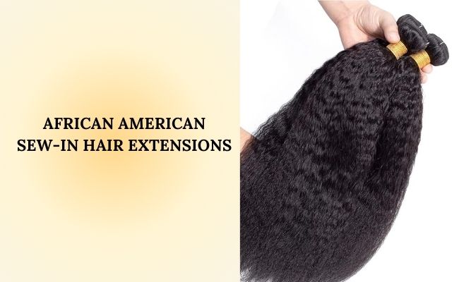 African American sew-in hair extensions