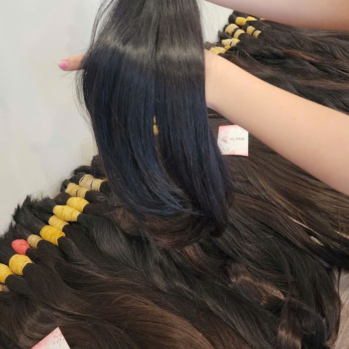 Raw hair from single donor 4