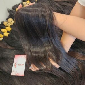 Raw hair from single donor 7