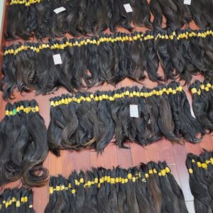 Raw hair from single donor 9