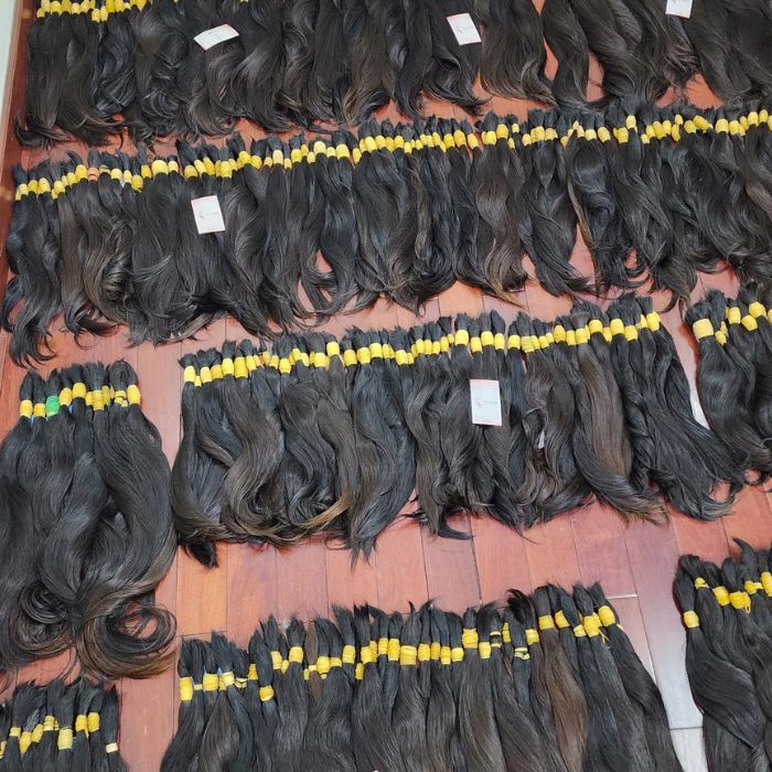 Raw hair from single donor 9